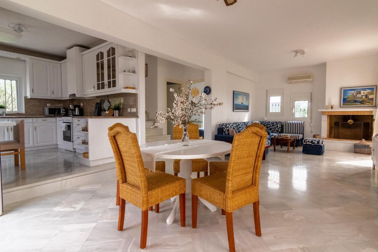 House With Amazing Ocean View And Patio - Pool Villa Porto Heli Eksteriør billede