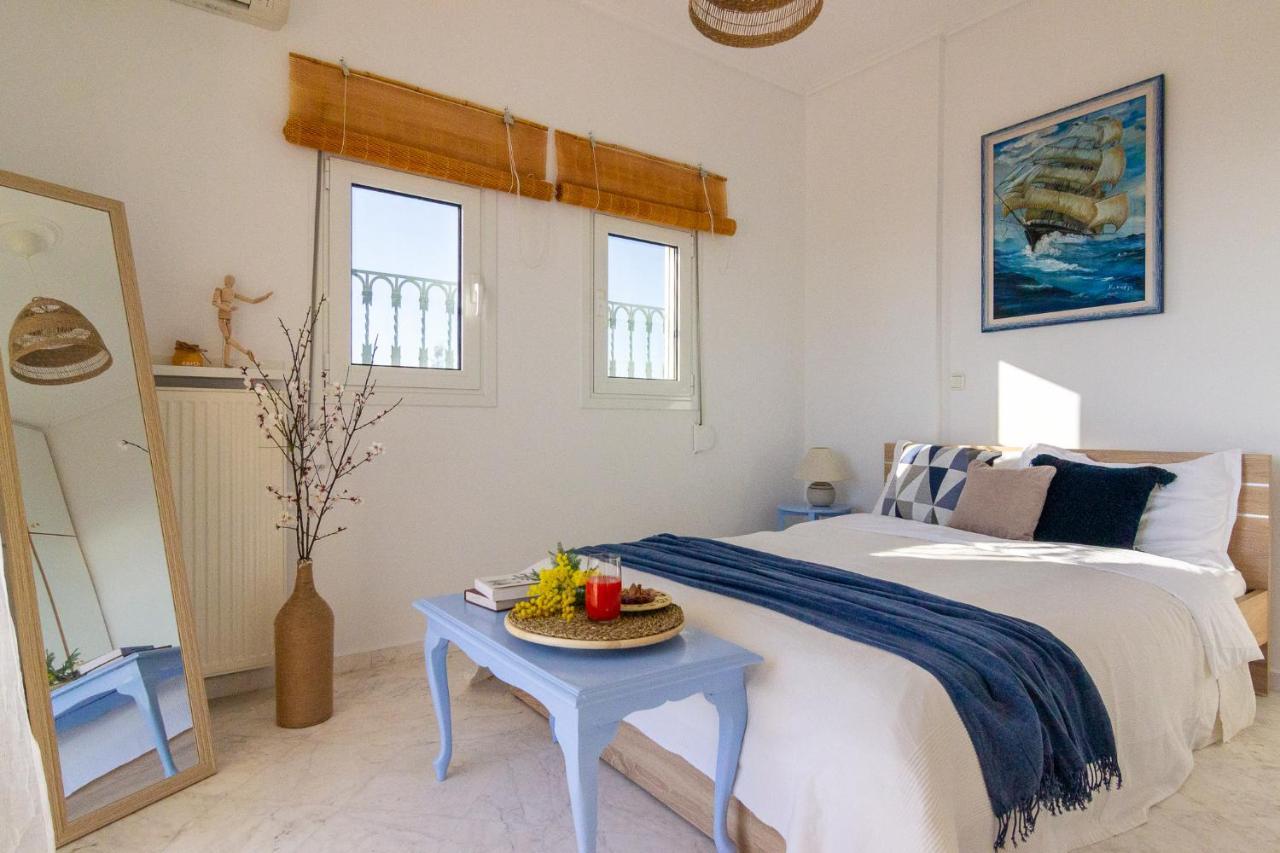 House With Amazing Ocean View And Patio - Pool Villa Porto Heli Eksteriør billede