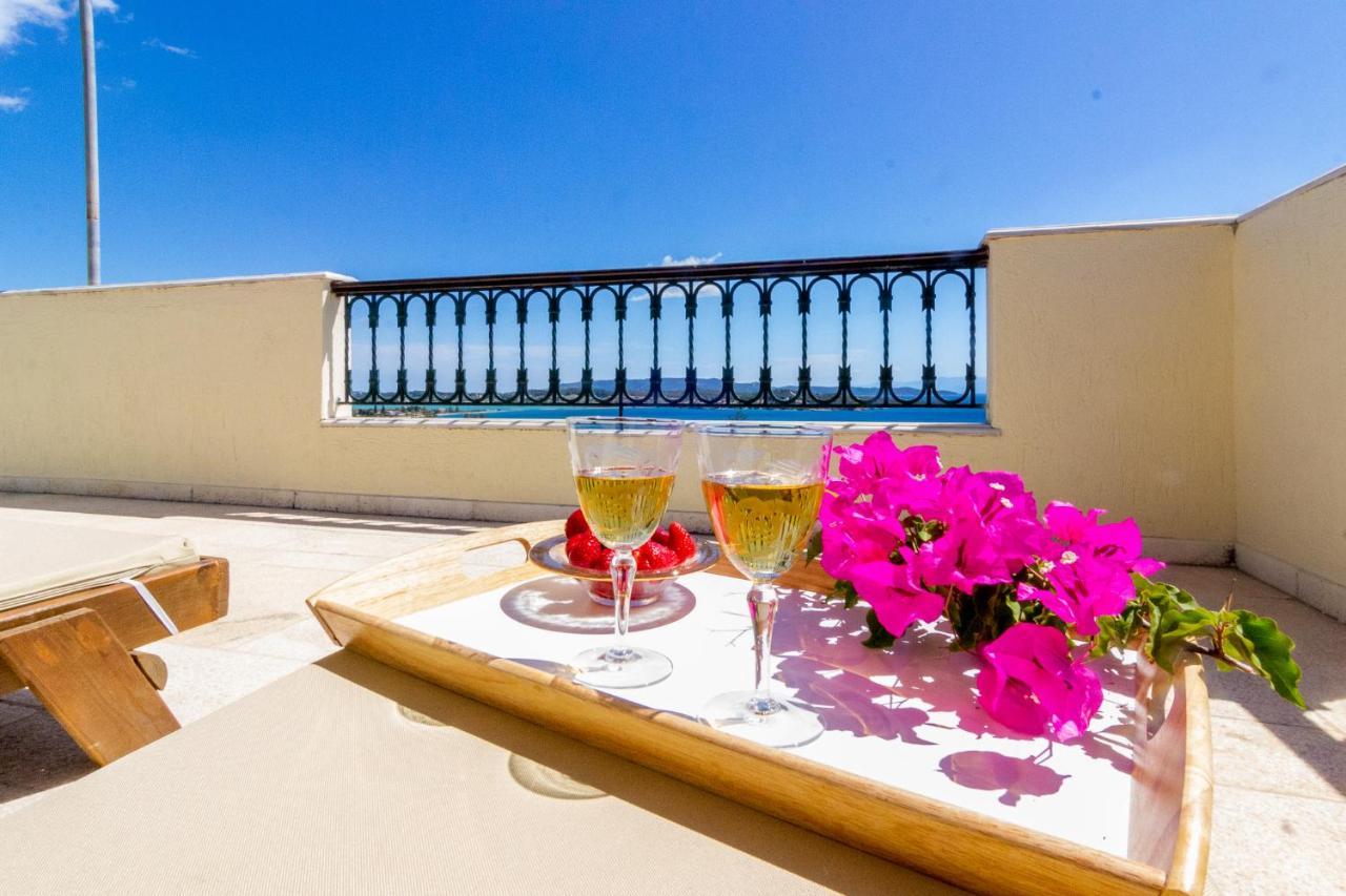 House With Amazing Ocean View And Patio - Pool Villa Porto Heli Eksteriør billede